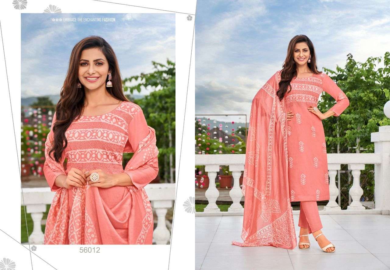 ANAYA BATIK BY ARTIO 56001 TO 56012 SERIES PAKISTANI SUITS BEAUTIFUL FANCY COLORFUL STYLISH PARTY WEAR & OCCASIONAL WEAR CHANDERI PRINT DRESSES AT WHOLESALE PRICE