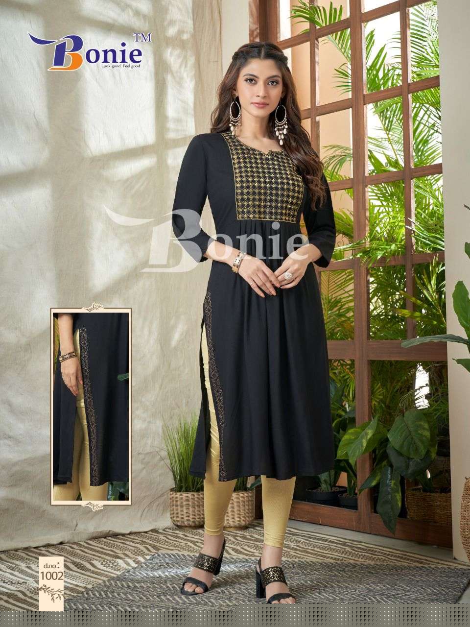 ZEAL BY BONIE 1001 TO 1006 SERIES BEAUTIFUL STYLISH FANCY COLORFUL CASUAL WEAR & ETHNIC WEAR RAYON KURTIS AT WHOLESALE PRICE