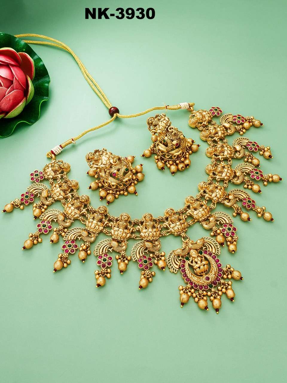 NK-3927 SERIES BY FASHID WHOLESALE 3927 TO 3931 SERIES TRADITIONAL IMITATION JEWELLERY FOR INDIAN ATTIRE AT EXCLUSIVE RANGE.