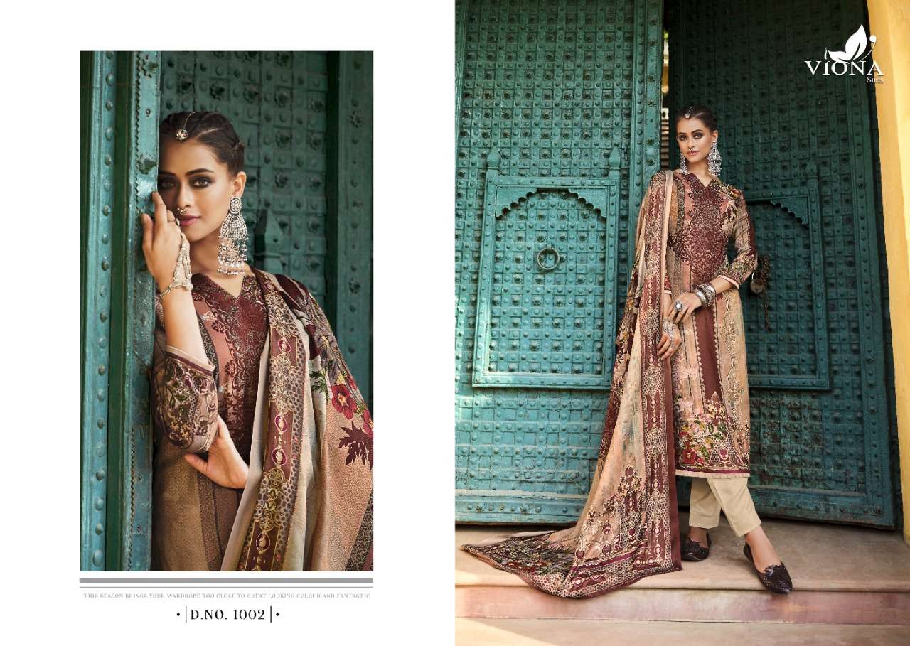 ZARDOSH BY VIONA SUITS 1001 TO 1008 SERIES BEAUTIFUL SUITS COLORFUL STYLISH FANCY CASUAL WEAR & ETHNIC WEAR PURE PASHMINA DRESSES AT WHOLESALE PRICE