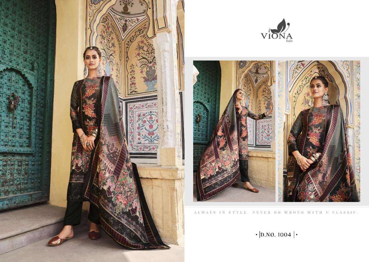 ZARDOSH BY VIONA SUITS 1001 TO 1008 SERIES BEAUTIFUL SUITS COLORFUL STYLISH FANCY CASUAL WEAR & ETHNIC WEAR PURE PASHMINA DRESSES AT WHOLESALE PRICE