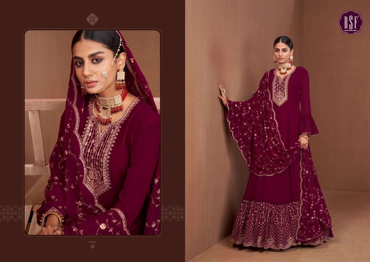 MORNI BY RIDDHI SIDDHI FASHION 21801 TO 21804 SERIES BEAUTIFUL ANARKALI SUITS COLORFUL STYLISH FANCY CASUAL WEAR & ETHNIC WEAR PURE GEORGETTE DRESSES AT WHOLESALE PRICE