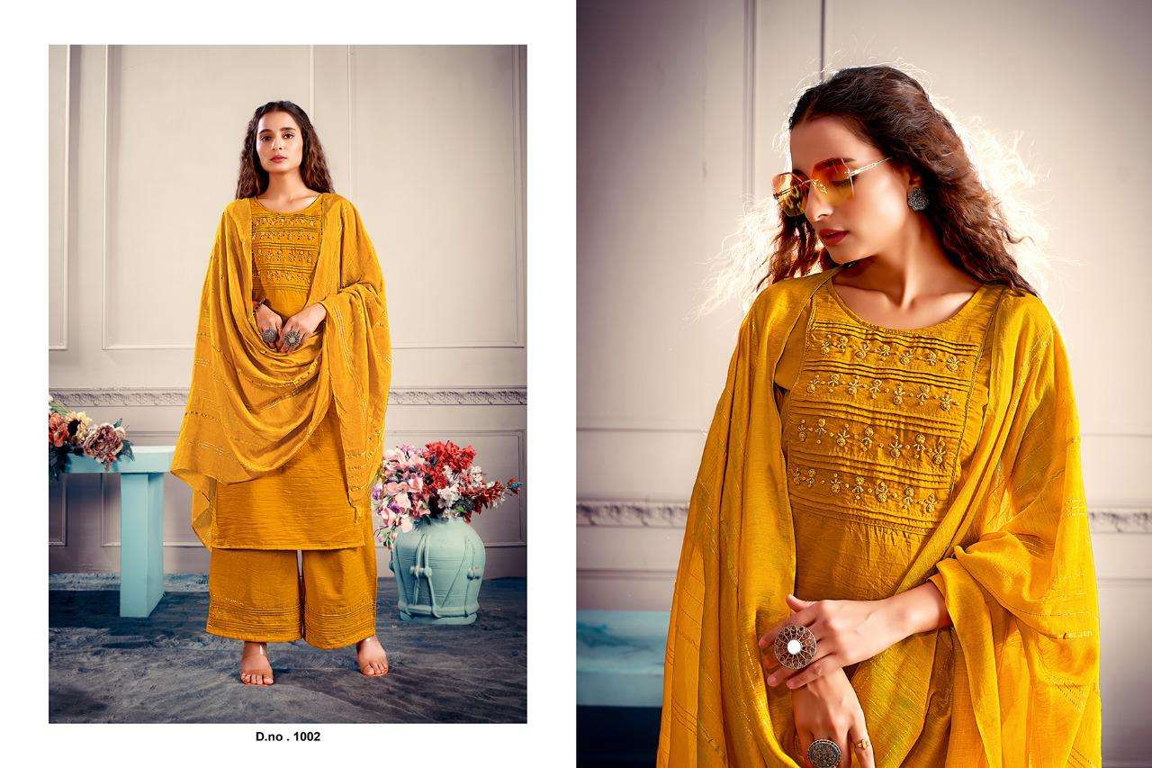AAFAREEN BY JINESH NX 1001 TO 1006 SERIES DESIGNER SHARARA SUITS BEAUTIFUL FANCY COLORFUL STYLISH PARTY WEAR & OCCASIONAL WEAR PARAMPARA SILK DRESSES AT WHOLESALE PRICE