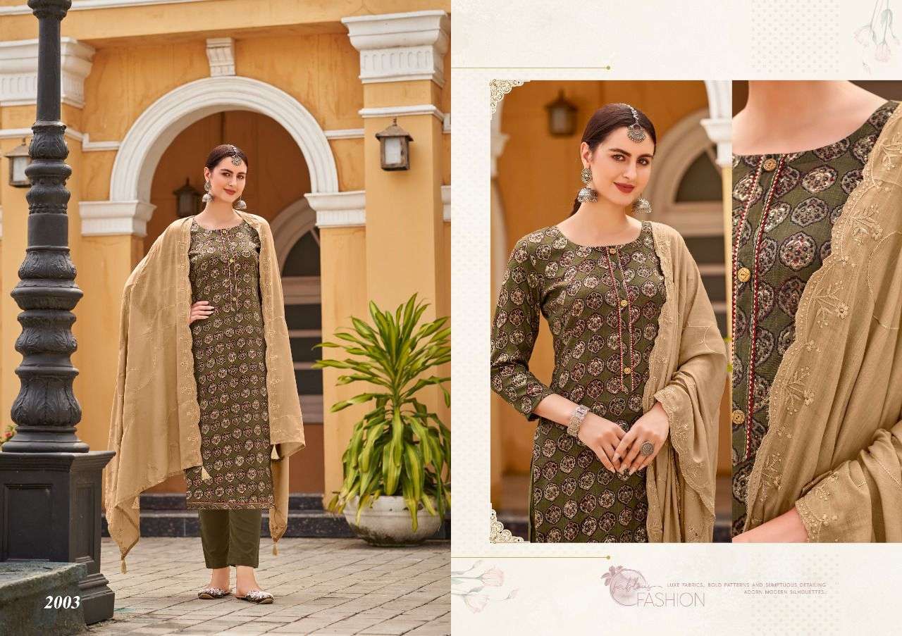 FEMINA VOL-2 BY HERMITAGE 2001 TO 2008 SERIES BEAUTIFUL SUITS COLORFUL STYLISH FANCY CASUAL WEAR & ETHNIC WEAR PURE COTTON SATIN DRESSES AT WHOLESALE PRICE