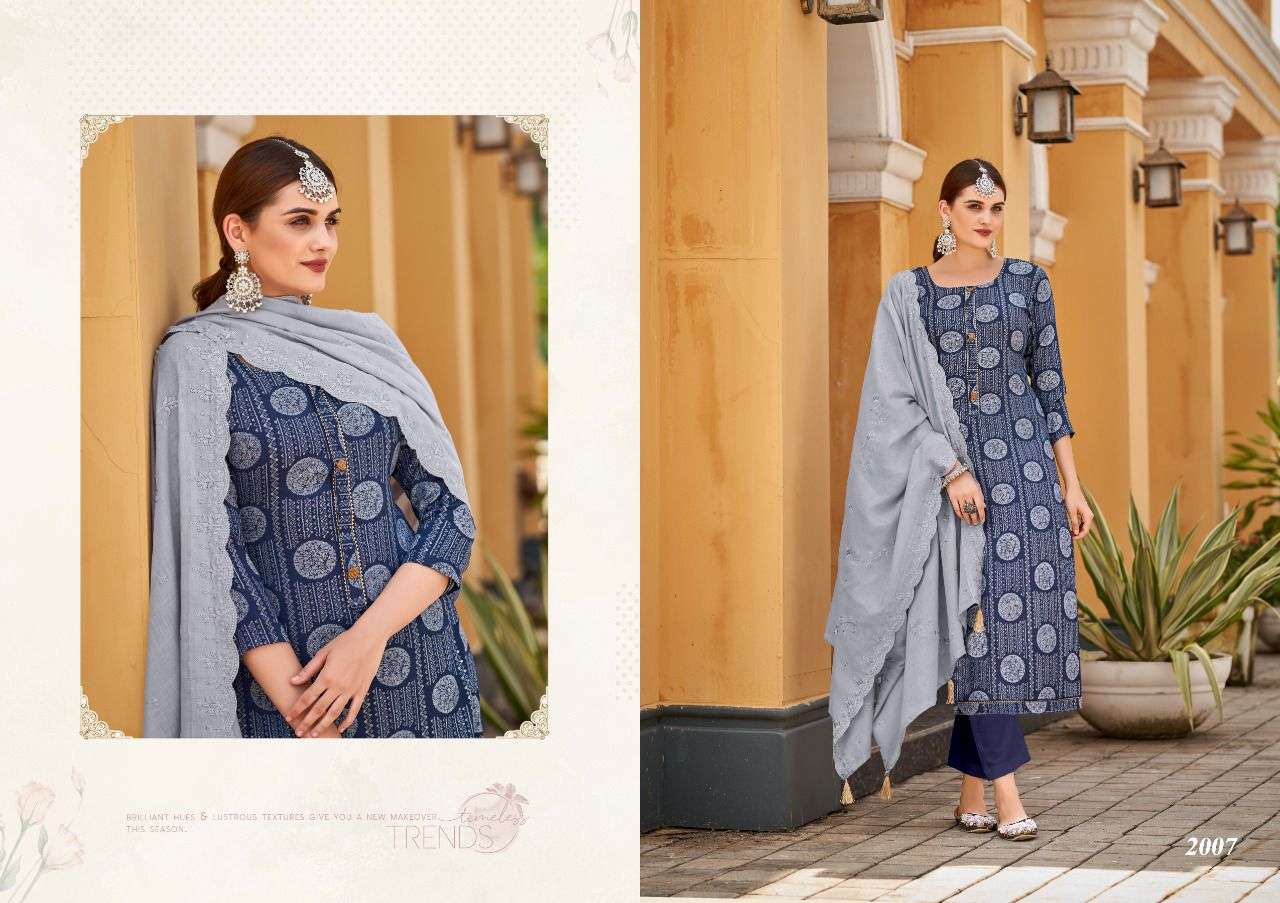 FEMINA VOL-2 BY HERMITAGE 2001 TO 2008 SERIES BEAUTIFUL SUITS COLORFUL STYLISH FANCY CASUAL WEAR & ETHNIC WEAR PURE COTTON SATIN DRESSES AT WHOLESALE PRICE