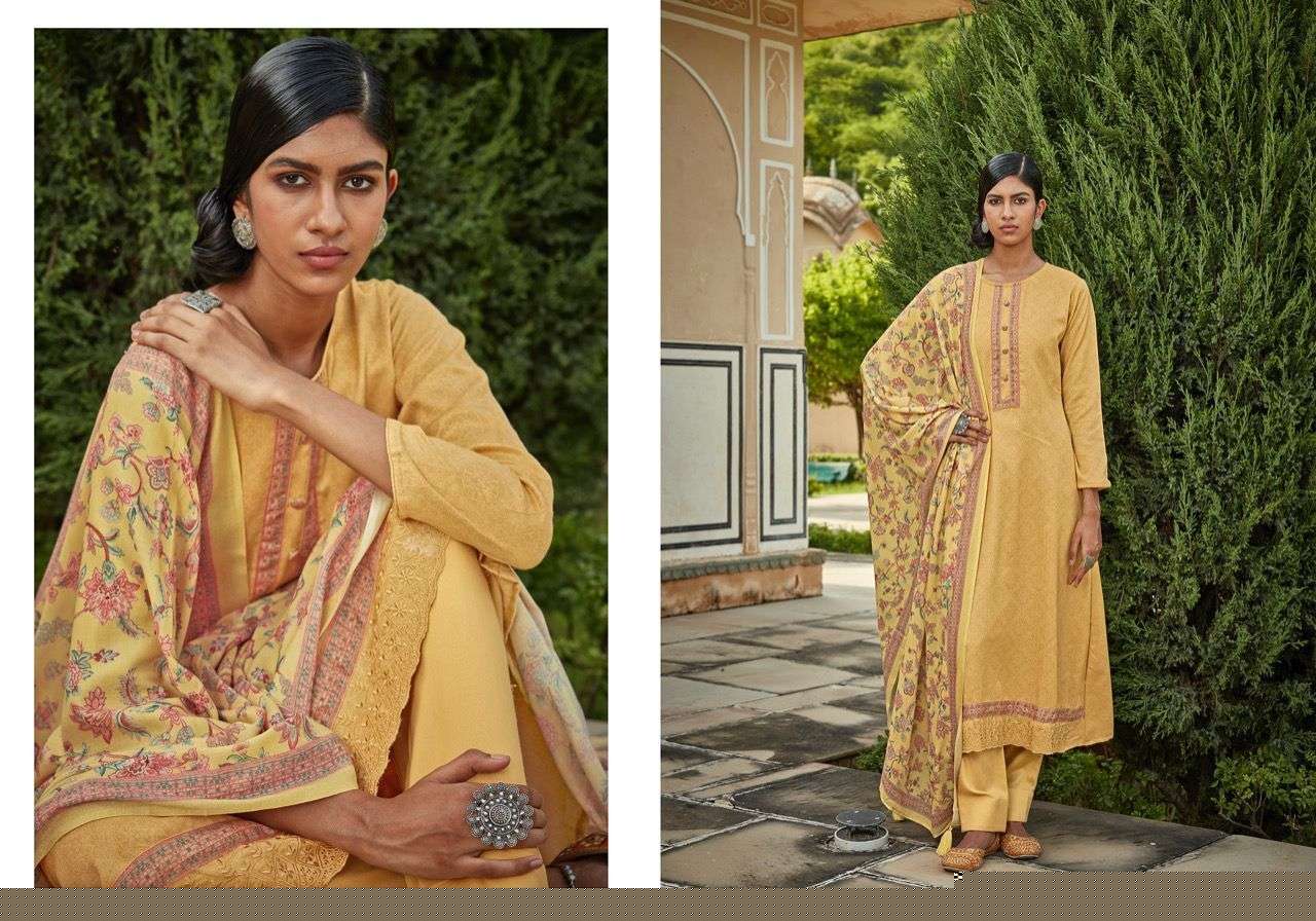 BAAG E MOHABBAT BY SADHANA FASHION 3526 TO 3535 SERIES INDIAN SUITS BEAUTIFUL FANCY COLORFUL STYLISH PARTY WEAR & OCCASIONAL WEAR PURE PASHMINA DRESSES AT WHOLESALE PRICE