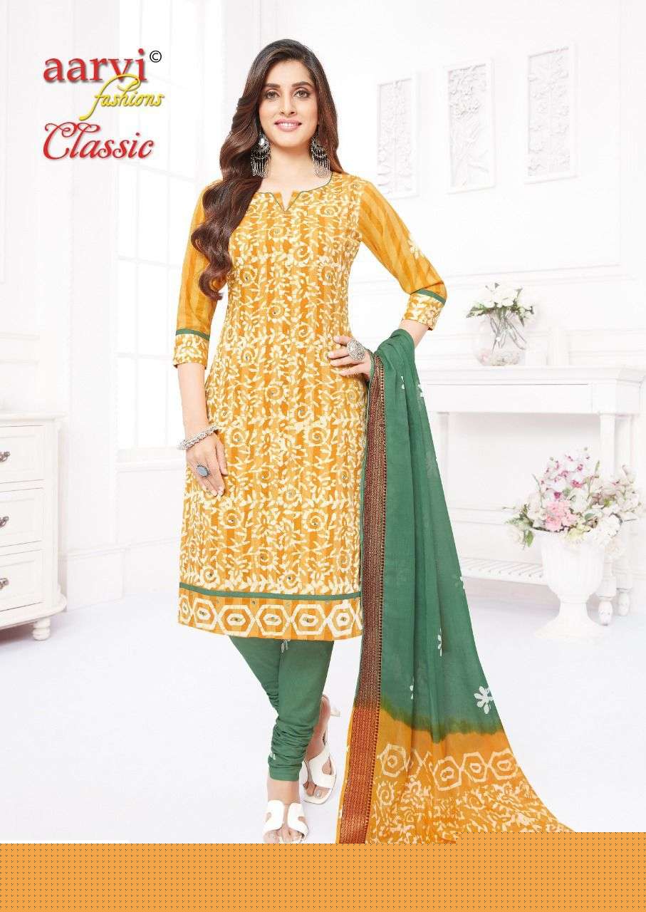 AAROI CLASSIC VOL-2 BY AARVI FASHION 6092 TO 6099 SERIES BEAUTIFUL SUITS COLORFUL STYLISH FANCY CASUAL WEAR & ETHNIC WEAR CAMBRIC COTTON DRESSES AT WHOLESALE PRICE