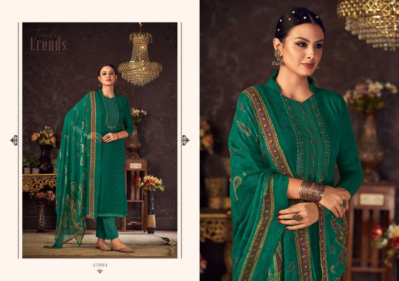 SEELKY BY SIYONI 43001 TO 43008 SERIES BEAUTIFUL SUITS COLORFUL STYLISH FANCY CASUAL WEAR & ETHNIC WEAR HEAVY PASHMINA PRINT DRESSES AT WHOLESALE PRICE