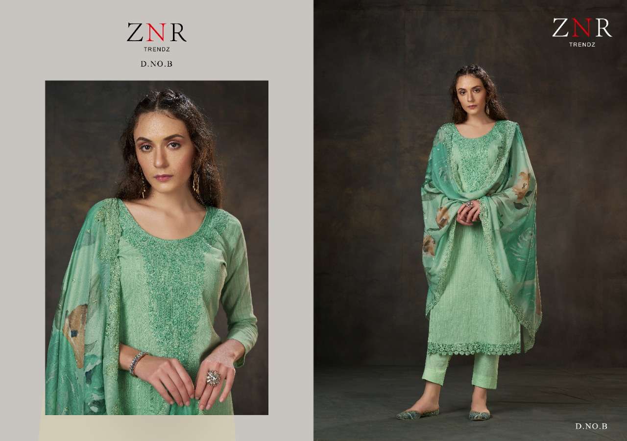 ROMA BY ZNR TRENDZ A TO D SERIES DESIGNER SUITS BEAUTIFUL FANCY COLORFUL STYLISH PARTY WEAR & OCCASIONAL WEAR PURE COTTON DRESSES AT WHOLESALE PRICE