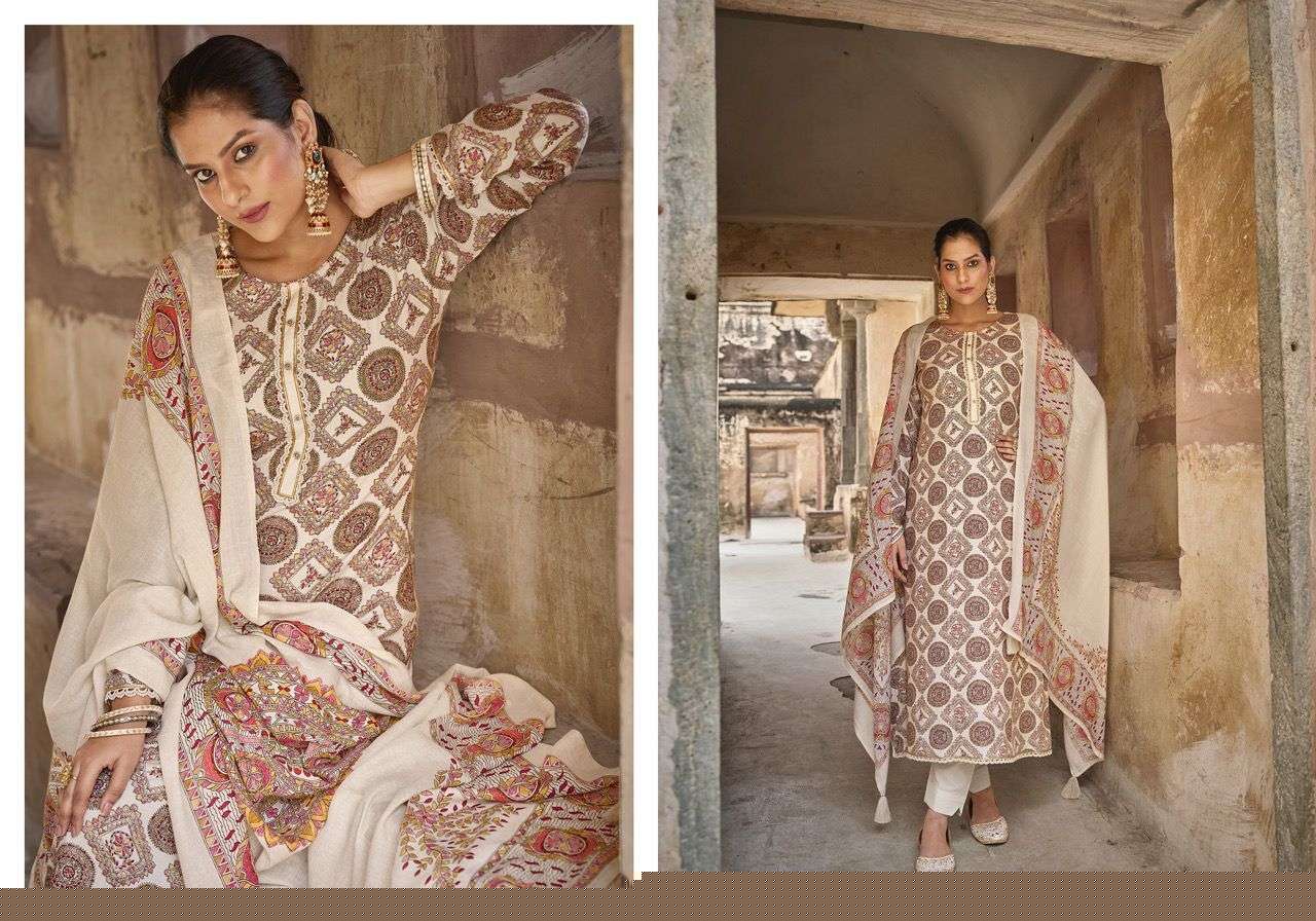 FITOOR BY SADHANA FASHION 501 TO 508 SERIES DESIGNER SUITS BEAUTIFUL FANCY COLORFUL STYLISH PARTY WEAR & OCCASIONAL WEAR VISCOSE PASHMINA PRINT DRESSES AT WHOLESALE PRICE