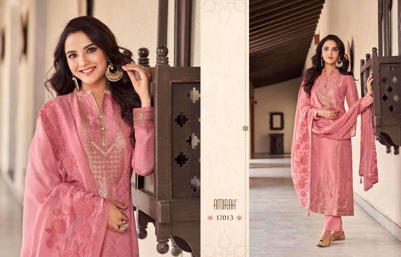 Roop By Amirah 17011 To 17016 Series Beautiful Suits Colorful Stylish Fancy Casual Wear & Ethnic Wear Viscose Jacquard Dresses At Wholesale Price