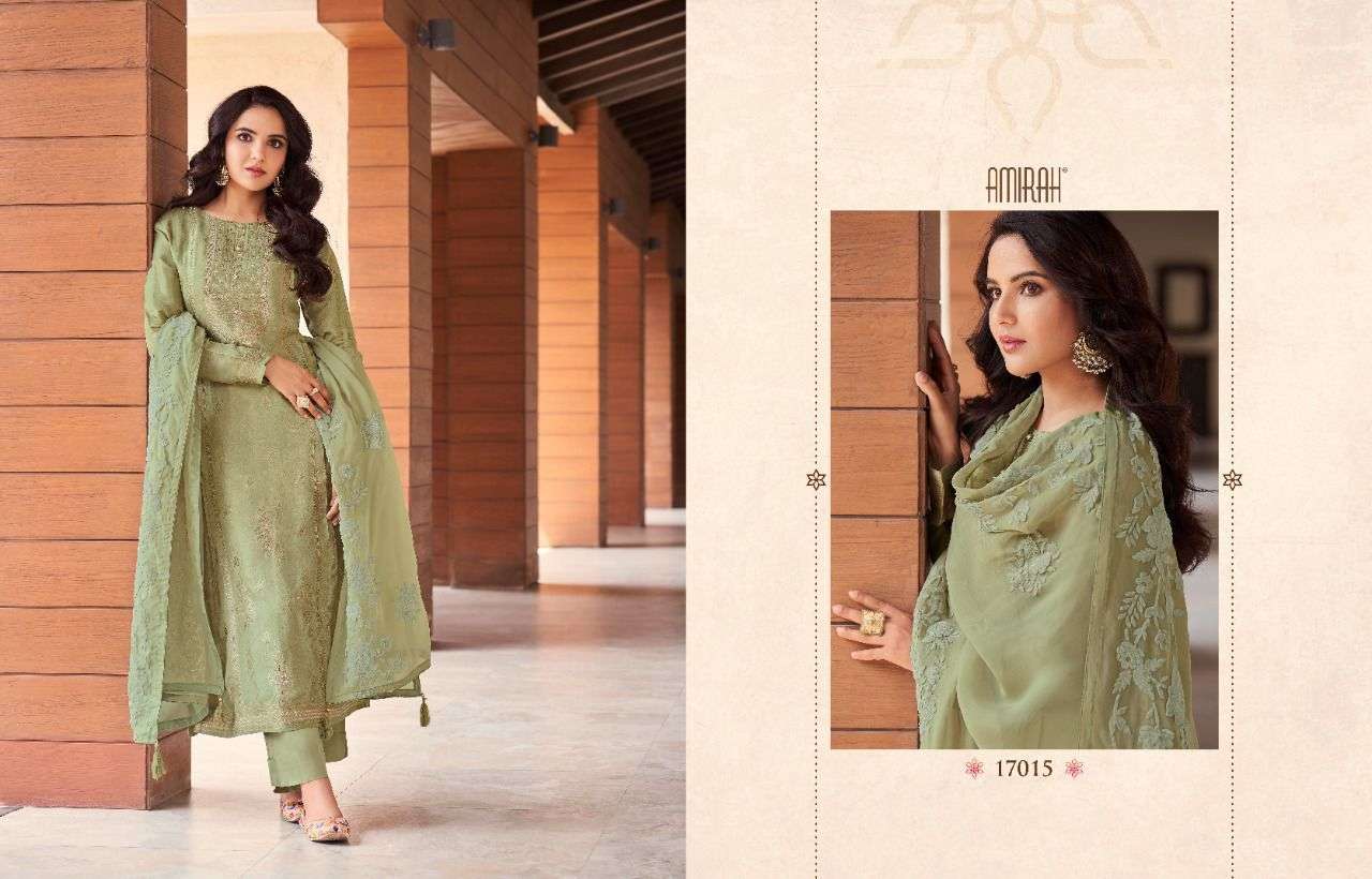 Roop By Amirah 17011 To 17016 Series Beautiful Suits Colorful Stylish Fancy Casual Wear & Ethnic Wear Viscose Jacquard Dresses At Wholesale Price