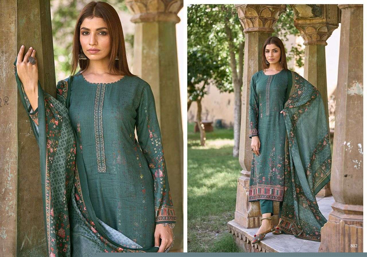 BE-SHUMAAR BY SADHANA FASHION 801 TO 808 SERIES BEAUTIFUL SUITS COLORFUL STYLISH FANCY CASUAL WEAR & ETHNIC WEAR VISCOSE PASHMINA DRESSES AT WHOLESALE PRICE