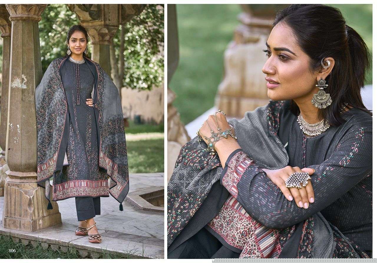 BE-SHUMAAR BY SADHANA FASHION 801 TO 808 SERIES BEAUTIFUL SUITS COLORFUL STYLISH FANCY CASUAL WEAR & ETHNIC WEAR VISCOSE PASHMINA DRESSES AT WHOLESALE PRICE