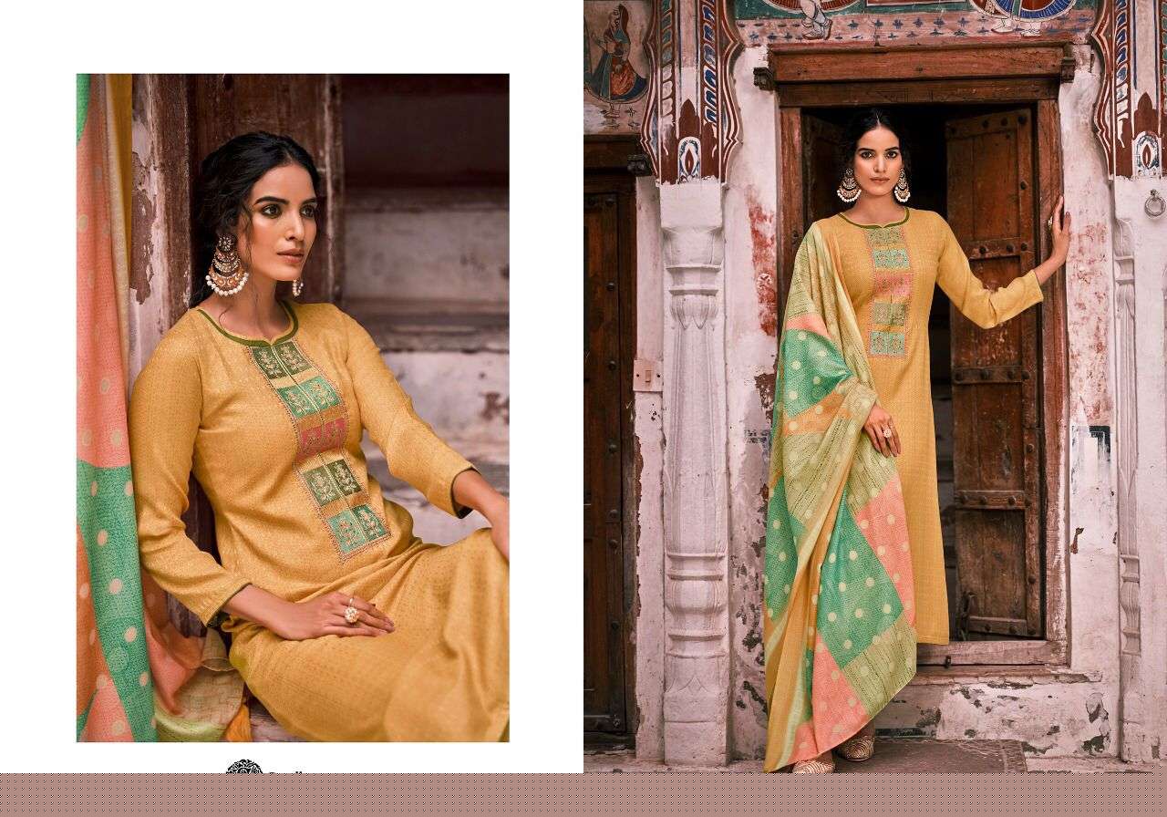 ISMAAL BY SADHANA FASHION 10041 TO 10048 SERIES BEAUTIFUL STYLISH SUITS FANCY COLORFUL CASUAL WEAR & ETHNIC WEAR & READY TO WEAR PURE PASHMINA PRINT DRESSES AT WHOLESALE PRICE