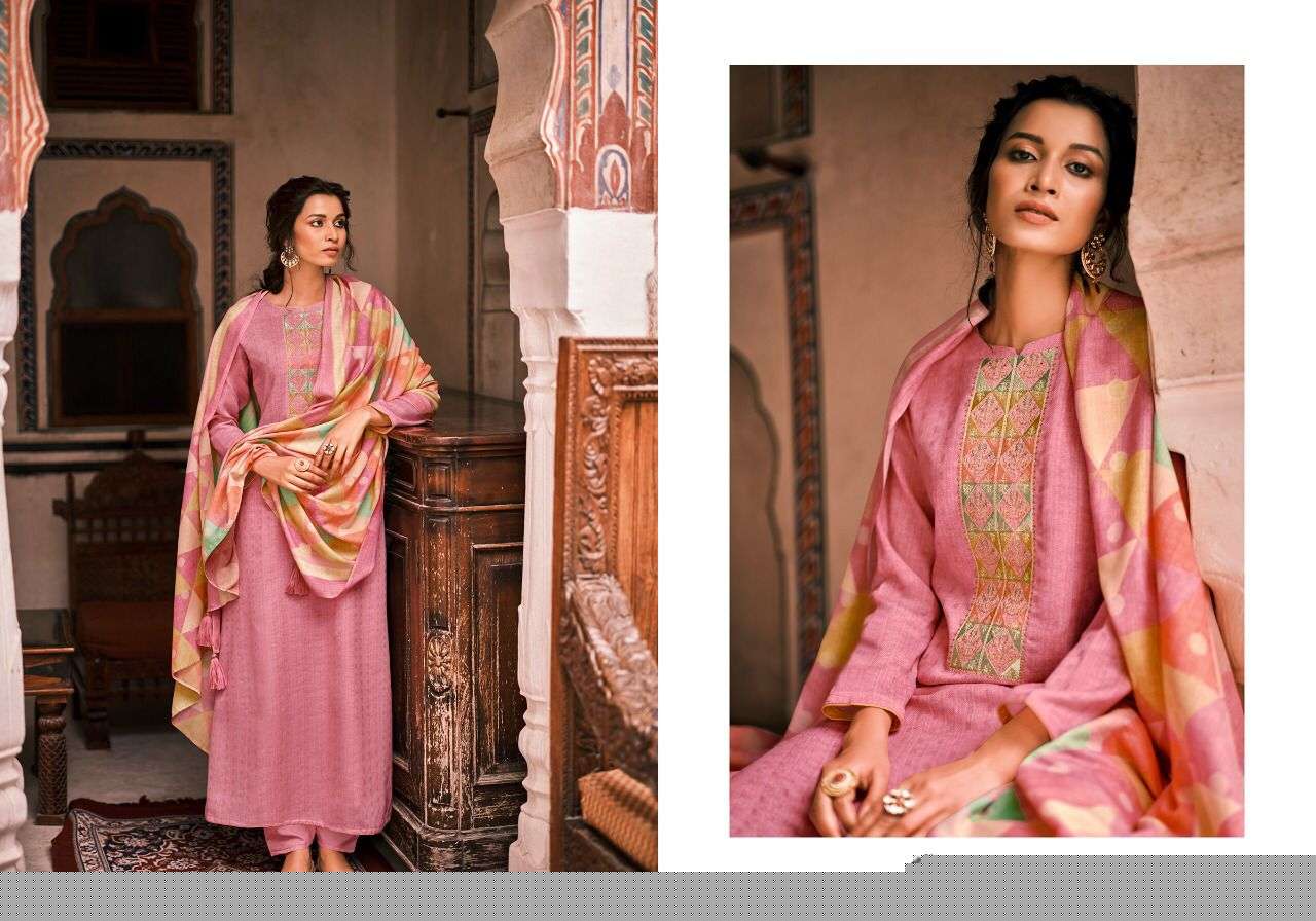 ISMAAL BY SADHANA FASHION 10041 TO 10048 SERIES BEAUTIFUL STYLISH SUITS FANCY COLORFUL CASUAL WEAR & ETHNIC WEAR & READY TO WEAR PURE PASHMINA PRINT DRESSES AT WHOLESALE PRICE
