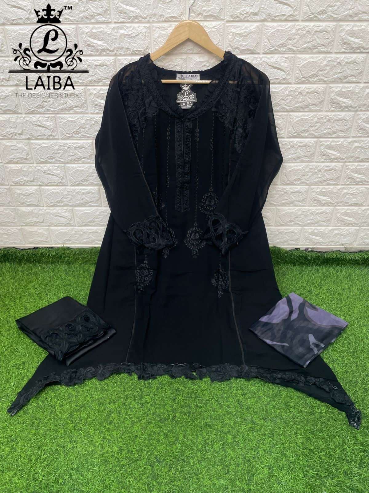 Am Vol-131 By Laiba 01 To 04 Series Pakistani Suits Beautiful Fancy Colorful Stylish Party Wear & Occasional Wear Pure Georgette Embroidered Dresses At Wholesale Price