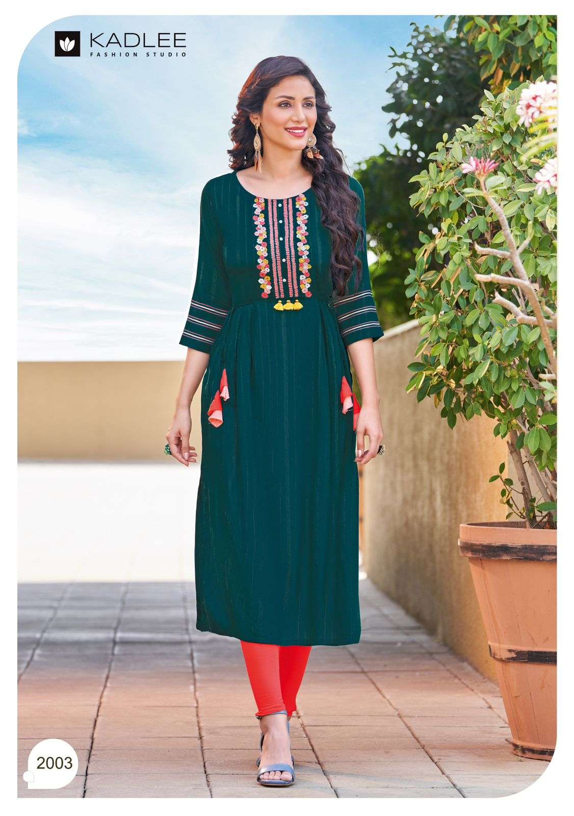 Inayat By Kadlee 2001 To 2006 Series Beautiful Stylish Fancy Colorful Casual Wear & Ethnic Wear Soft Cotton Kurtis At Wholesale Price