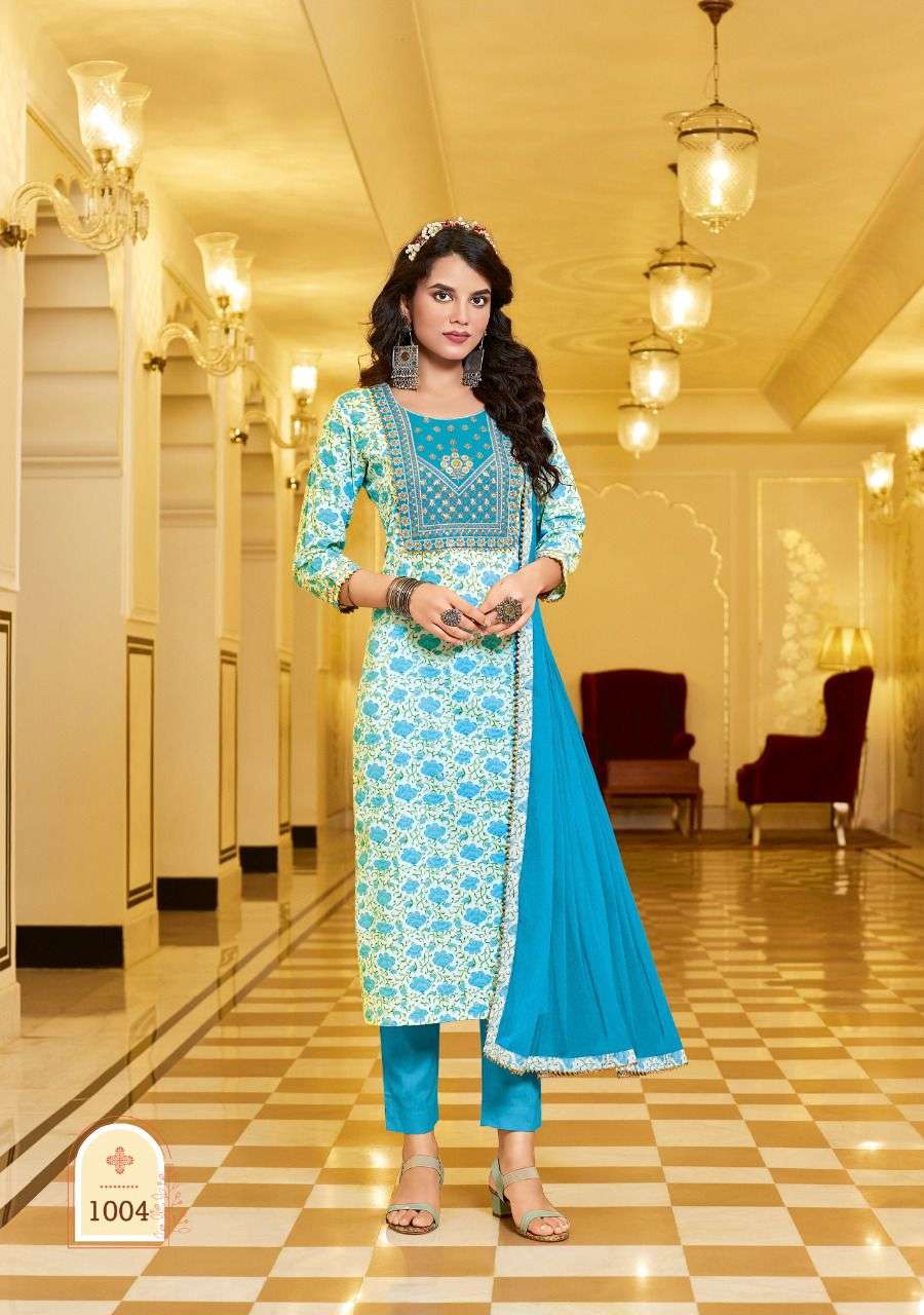 SWAGGER VOL-1 BY KAJAL STYLE 1001 TO 1006 SERIES BEAUTIFUL SUITS COLORFUL STYLISH FANCY CASUAL WEAR & ETHNIC WEAR PURE COTTON PRINT DRESSES AT WHOLESALE PRICE