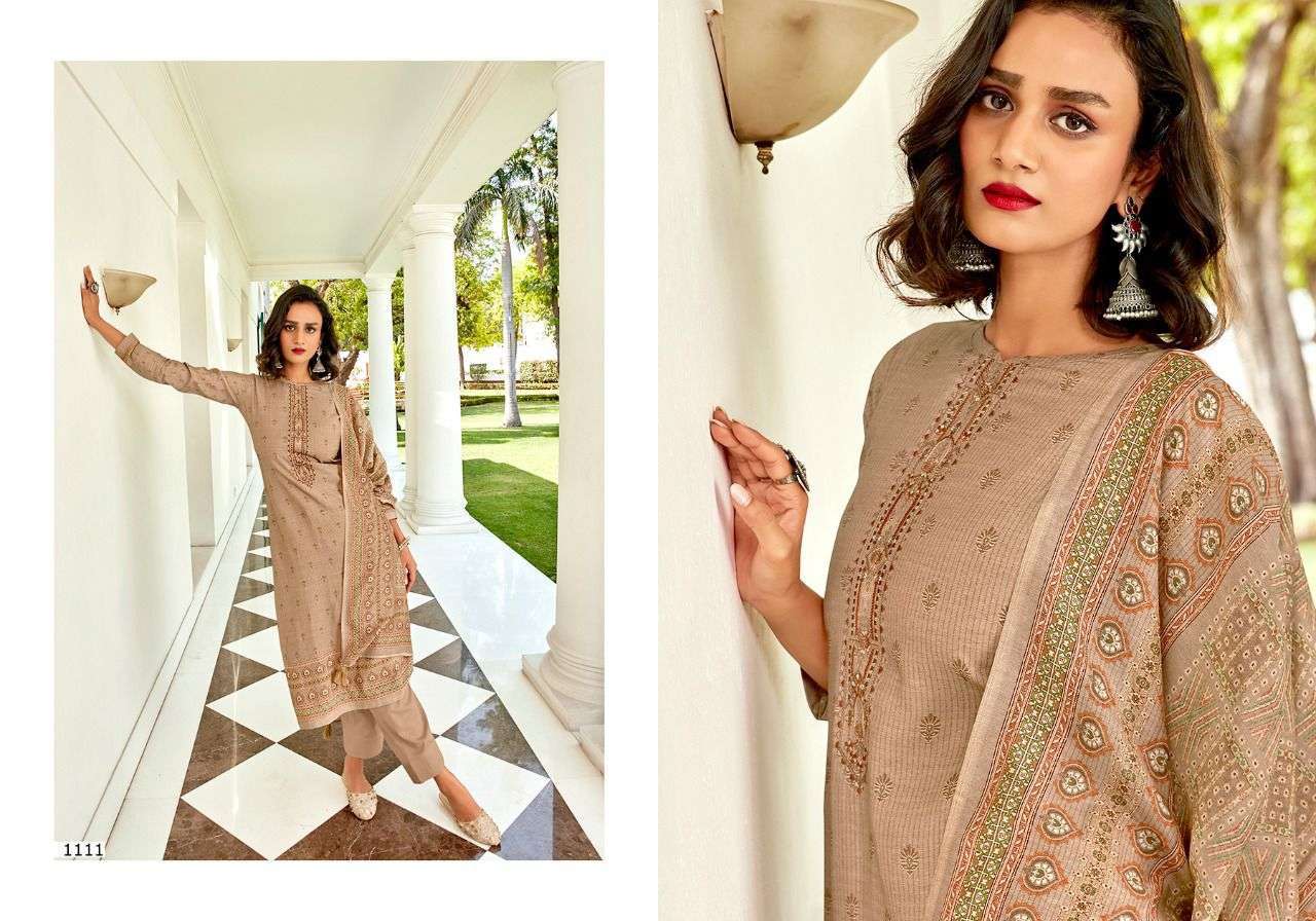 MAHIRA BY AIQA 1109 TO 1115 SERIES BEAUTIFUL SUITS STYLISH FANCY COLORFUL PARTY WEAR & OCCASIONAL WEAR MUSLIN SILK DRESSES AT WHOLESALE PRICE