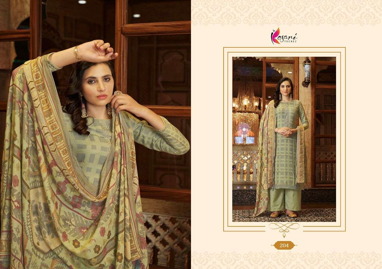 PAK LIBAS BY KESARI TRENDZ 201 TO 208 SERIES BEAUTIFUL SUITS COLORFUL STYLISH FANCY CASUAL WEAR & ETHNIC WEAR PASHMINA PRINT DRESSES AT WHOLESALE PRICE