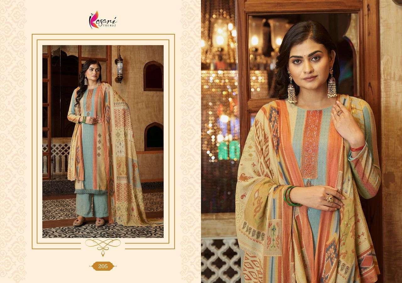 PAK LIBAS BY KESARI TRENDZ 201 TO 208 SERIES BEAUTIFUL SUITS COLORFUL STYLISH FANCY CASUAL WEAR & ETHNIC WEAR PASHMINA PRINT DRESSES AT WHOLESALE PRICE