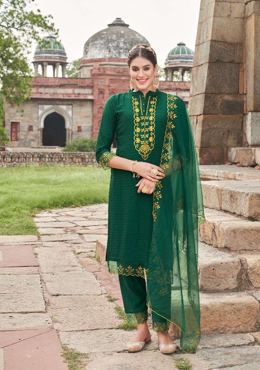 PHULWARI BY KALKI 35001 TO 35006 SERIES BEAUTIFUL SUITS COLORFUL STYLISH FANCY CASUAL WEAR & ETHNIC WEAR PURE VISCOSE SILK DRESSES AT WHOLESALE PRICE