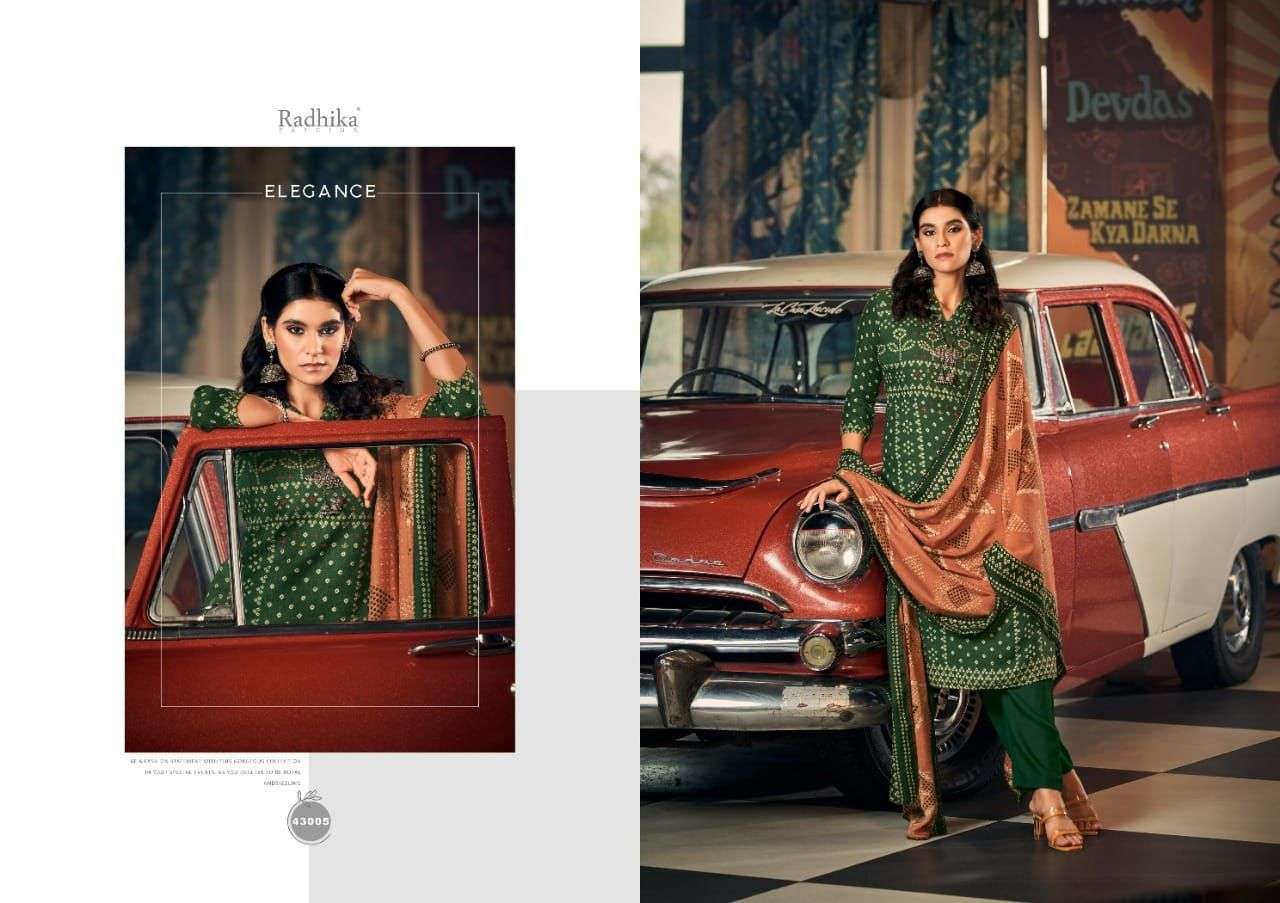 BANDISH BY SUMYRA 43001 TO 43008 SERIES SUITS BEAUTIFUL FANCY COLORFUL STYLISH PARTY WEAR & OCCASIONAL WEAR PURE PASHMINA PRINT DRESSES AT WHOLESALE PRICE