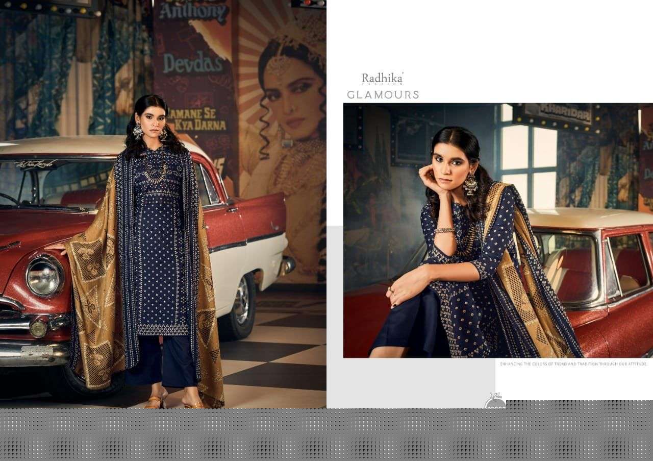 BANDISH BY SUMYRA 43001 TO 43008 SERIES SUITS BEAUTIFUL FANCY COLORFUL STYLISH PARTY WEAR & OCCASIONAL WEAR PURE PASHMINA PRINT DRESSES AT WHOLESALE PRICE