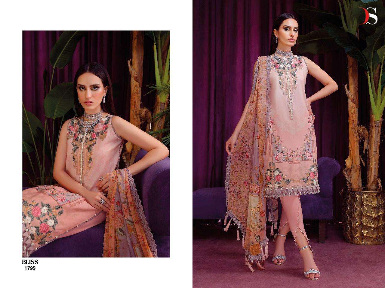 Bliss Vol-4 Pashmina By Deepsy Suits 1791 To 1798 Series Designer Pakistani Suits Beautiful Stylish Fancy Colorful Party Wear & Occasional Wear Pure Pashmina Embroidered Dresses At Wholesale Price