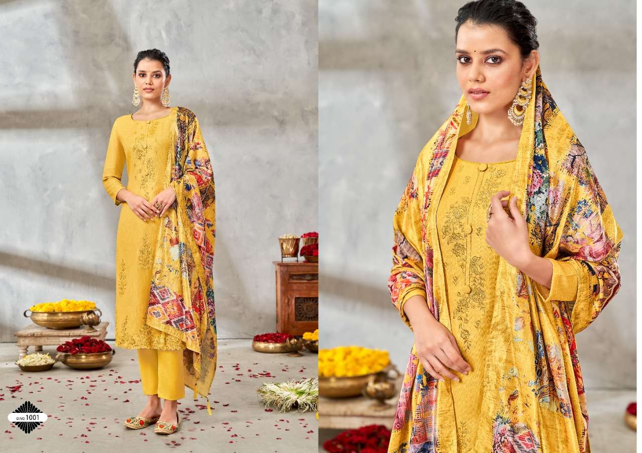 ZAHE-NASEEB BY SENORITA 1001 TO 1006 SERIES BEAUTIFUL SUITS COLORFUL STYLISH FANCY CASUAL WEAR & ETHNIC WEAR PURE PASHMINA PRINT WITH EMBROIDERY DRESSES AT WHOLESALE PRICE