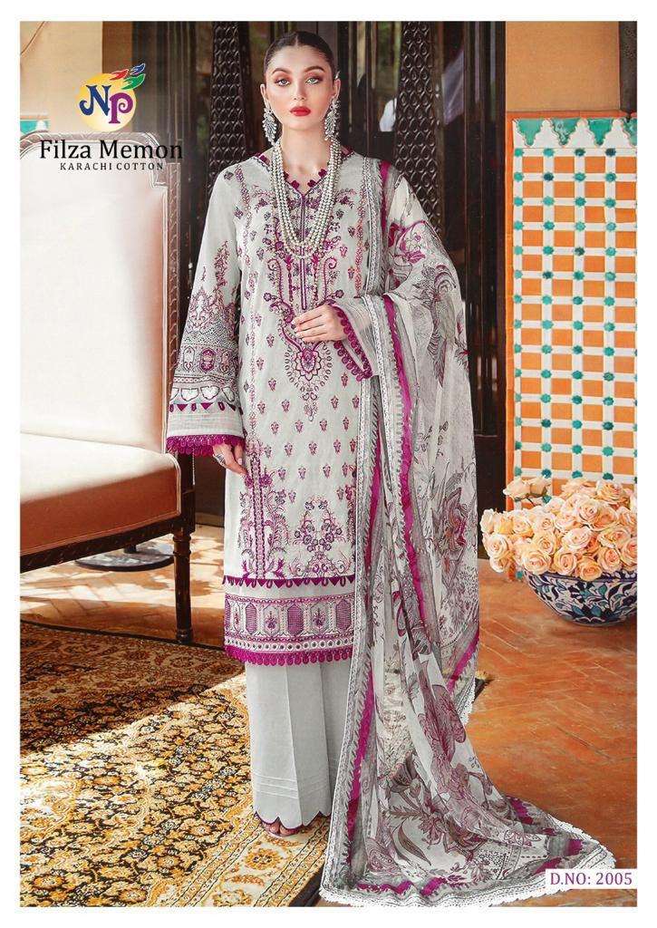 Filza Memon Vol-2 By Nand Gopal Prints 2001 To 2008 Series Beautiful Suits Stylish Fancy Colorful Party Wear & Occasional Wear Cotton Print Dresses At Wholesale Price