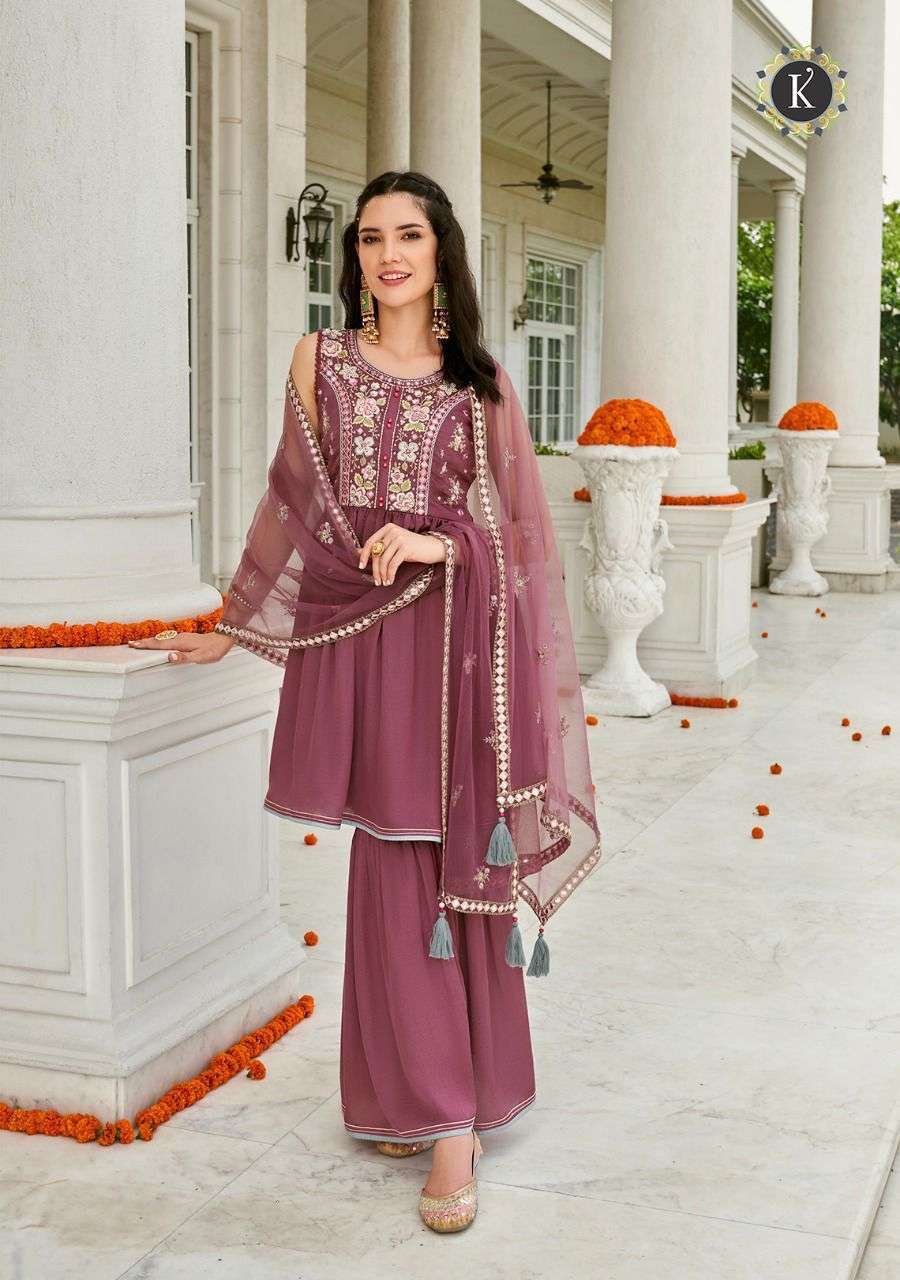 Zoya By Kalki 33001 To 33004 Series Beautiful Stylish Sharara Suits Fancy Colorful Casual Wear & Ethnic Wear & Ready To Wear Pure Viscose Satin Silk Embroidered Dresses At Wholesale Price
