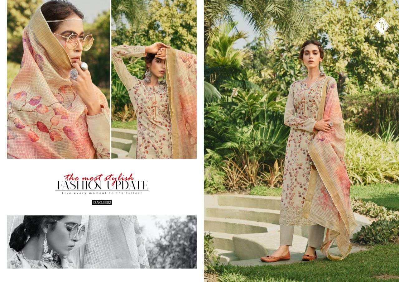 AHELI BY TANISHK FASHION 3301 TO 3306 SERIES BEAUTIFUL STYLISH SUITS FANCY COLORFUL CASUAL WEAR & ETHNIC WEAR & READY TO WEAR PASHMINA DIGITAL PRINT WITH EMBROIDERY DRESSES AT WHOLESALE PRICE