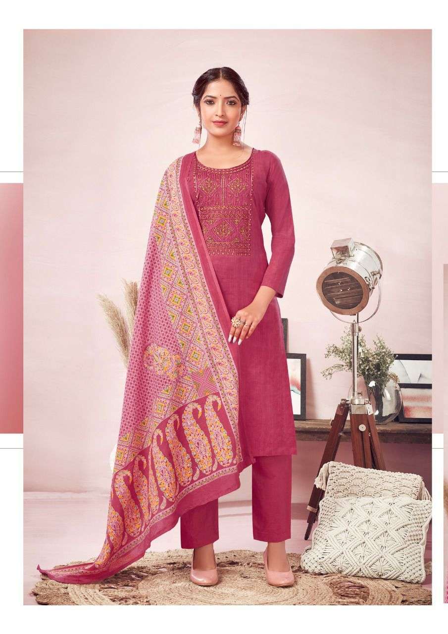 REWAA BY YASHIKA TRENDS 1001 TO 1008 SERIES BEAUTIFUL STYLISH SUITS FANCY COLORFUL CASUAL WEAR & ETHNIC WEAR & READY TO WEAR HEAVY COTTON DRESSES AT WHOLESALE PRICE