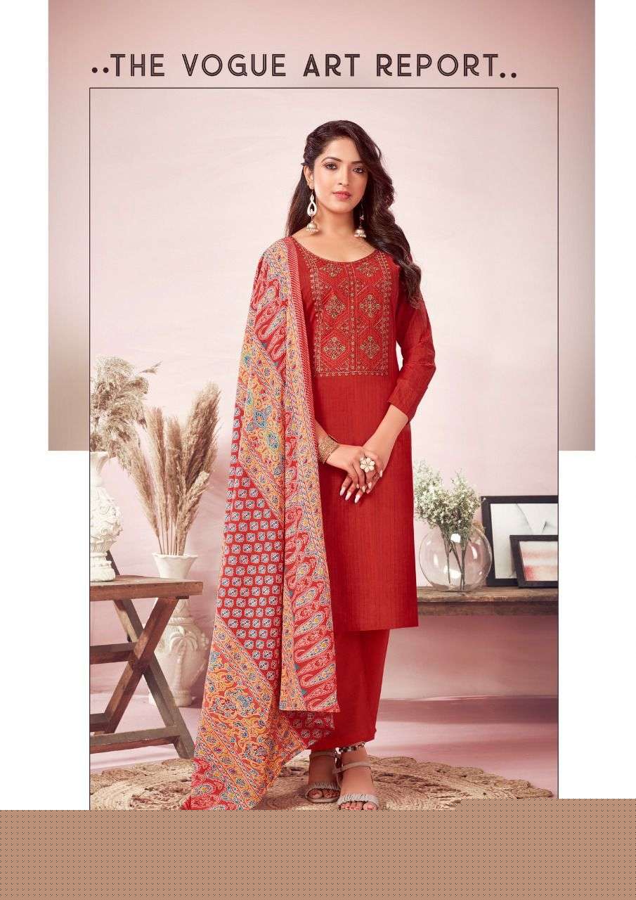 REWAA BY YASHIKA TRENDS 1001 TO 1008 SERIES BEAUTIFUL STYLISH SUITS FANCY COLORFUL CASUAL WEAR & ETHNIC WEAR & READY TO WEAR HEAVY COTTON DRESSES AT WHOLESALE PRICE