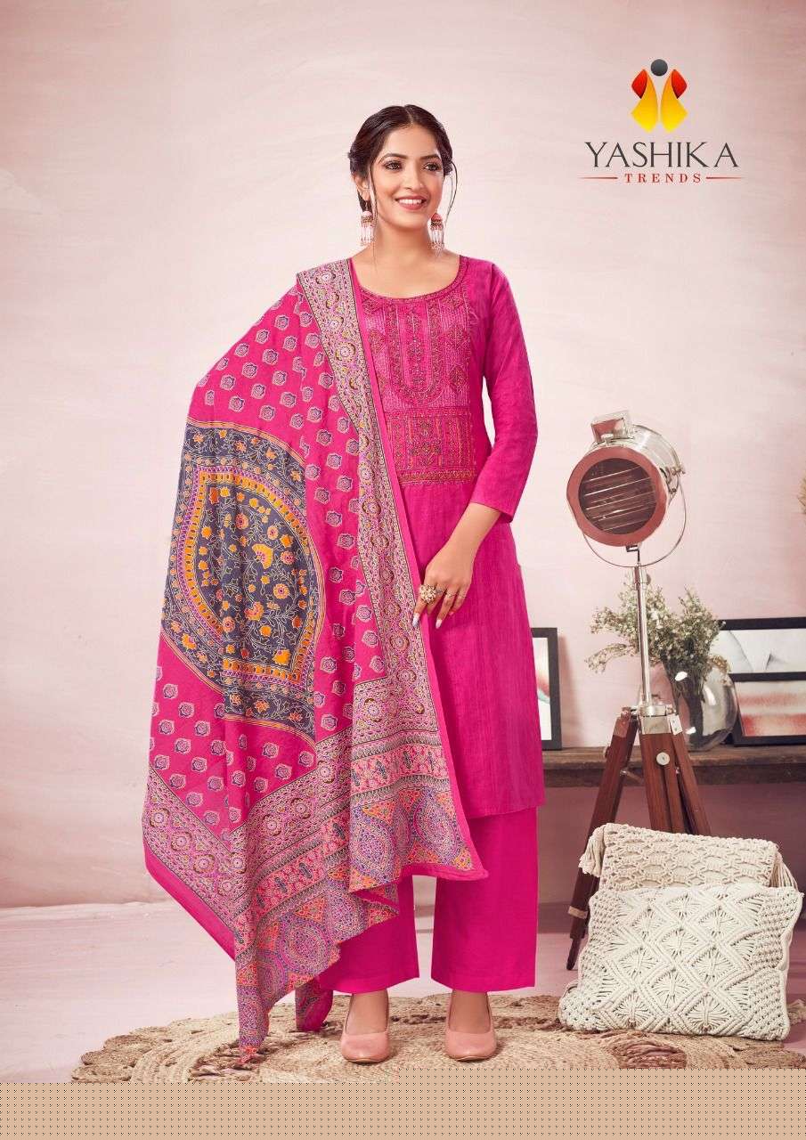 REWAA BY YASHIKA TRENDS 1001 TO 1008 SERIES BEAUTIFUL STYLISH SUITS FANCY COLORFUL CASUAL WEAR & ETHNIC WEAR & READY TO WEAR HEAVY COTTON DRESSES AT WHOLESALE PRICE