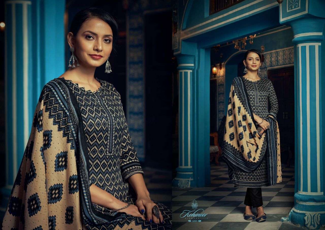KOHINOOR BY SARGAM PRINTS 32501 TO 32508 SERIES BEAUTIFUL SUITS COLORFUL STYLISH FANCY CASUAL WEAR & ETHNIC WEAR PURE PASHMINA PRINT DRESSES AT WHOLESALE PRICE