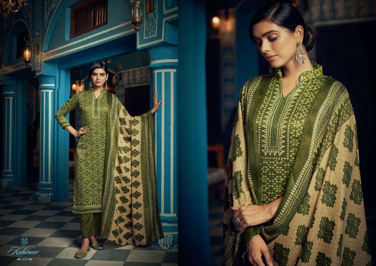 KOHINOOR BY SARGAM PRINTS 32501 TO 32508 SERIES BEAUTIFUL SUITS COLORFUL STYLISH FANCY CASUAL WEAR & ETHNIC WEAR PURE PASHMINA PRINT DRESSES AT WHOLESALE PRICE