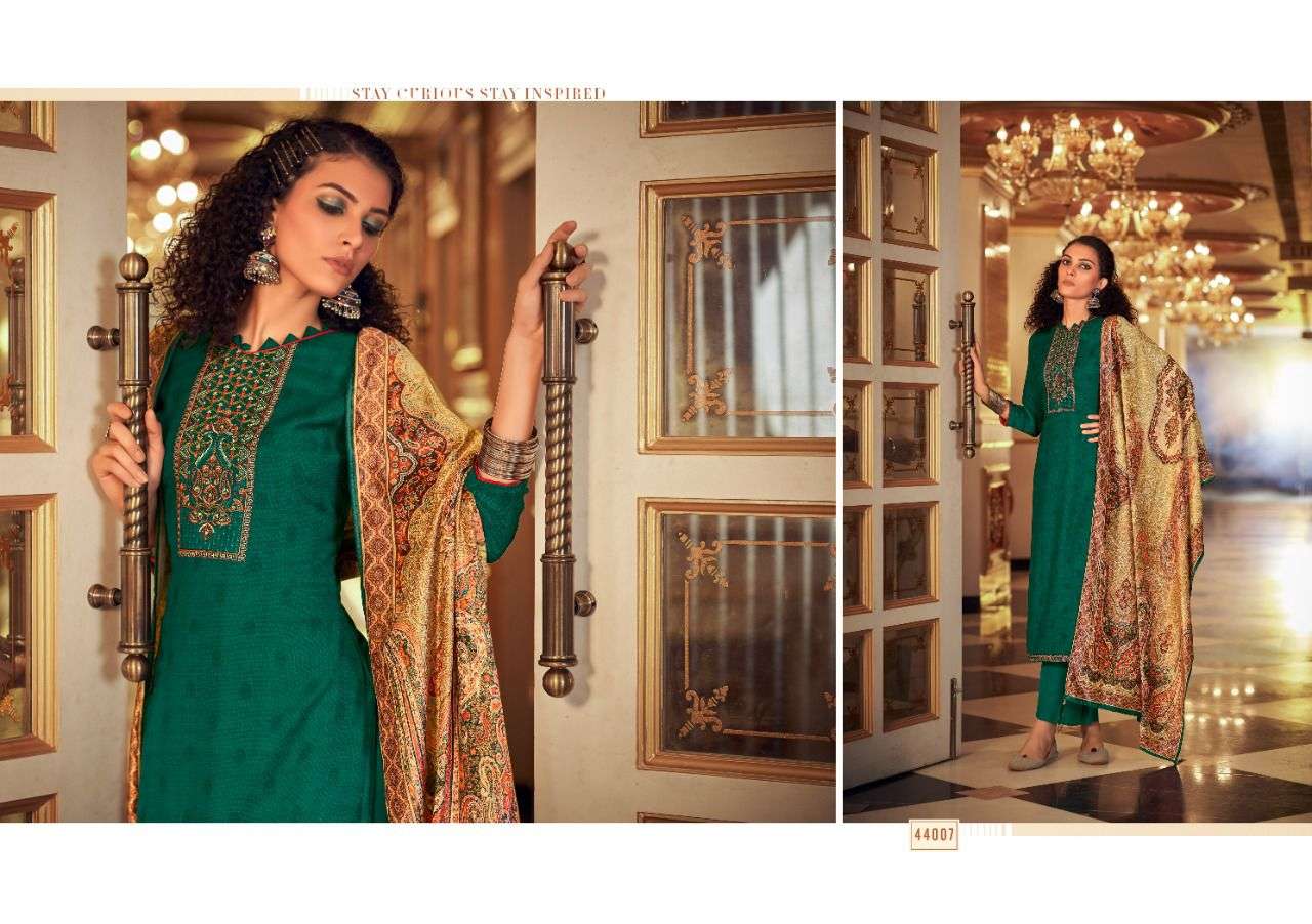 SUJAAN VOL-2 BY SIYONI 44001 TO 44008 SERIES BEAUTIFUL SUITS COLORFUL STYLISH FANCY CASUAL WEAR & ETHNIC WEAR PURE PASHMINA DIGITAL PRINT EMBROIDERED DRESSES AT WHOLESALE PRICE