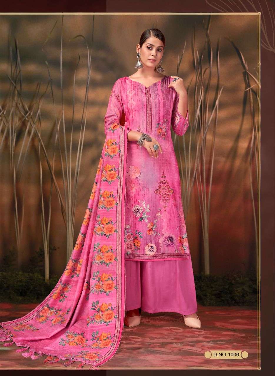 SHAHI LIBAS BY MK SUIT 1001 TO 1010 SERIES BEAUTIFUL SUITS COLORFUL STYLISH FANCY CASUAL WEAR & ETHNIC WEAR PREMIUM PASHMINA PRINT DRESSES AT WHOLESALE PRICE