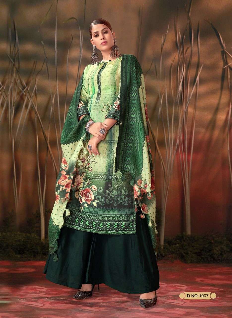 SHAHI LIBAS BY MK SUIT 1001 TO 1010 SERIES BEAUTIFUL SUITS COLORFUL STYLISH FANCY CASUAL WEAR & ETHNIC WEAR PREMIUM PASHMINA PRINT DRESSES AT WHOLESALE PRICE