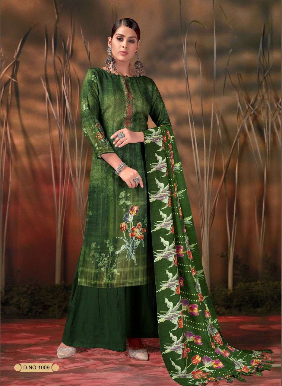 SHAHI LIBAS BY MK SUIT 1001 TO 1010 SERIES BEAUTIFUL SUITS COLORFUL STYLISH FANCY CASUAL WEAR & ETHNIC WEAR PREMIUM PASHMINA PRINT DRESSES AT WHOLESALE PRICE