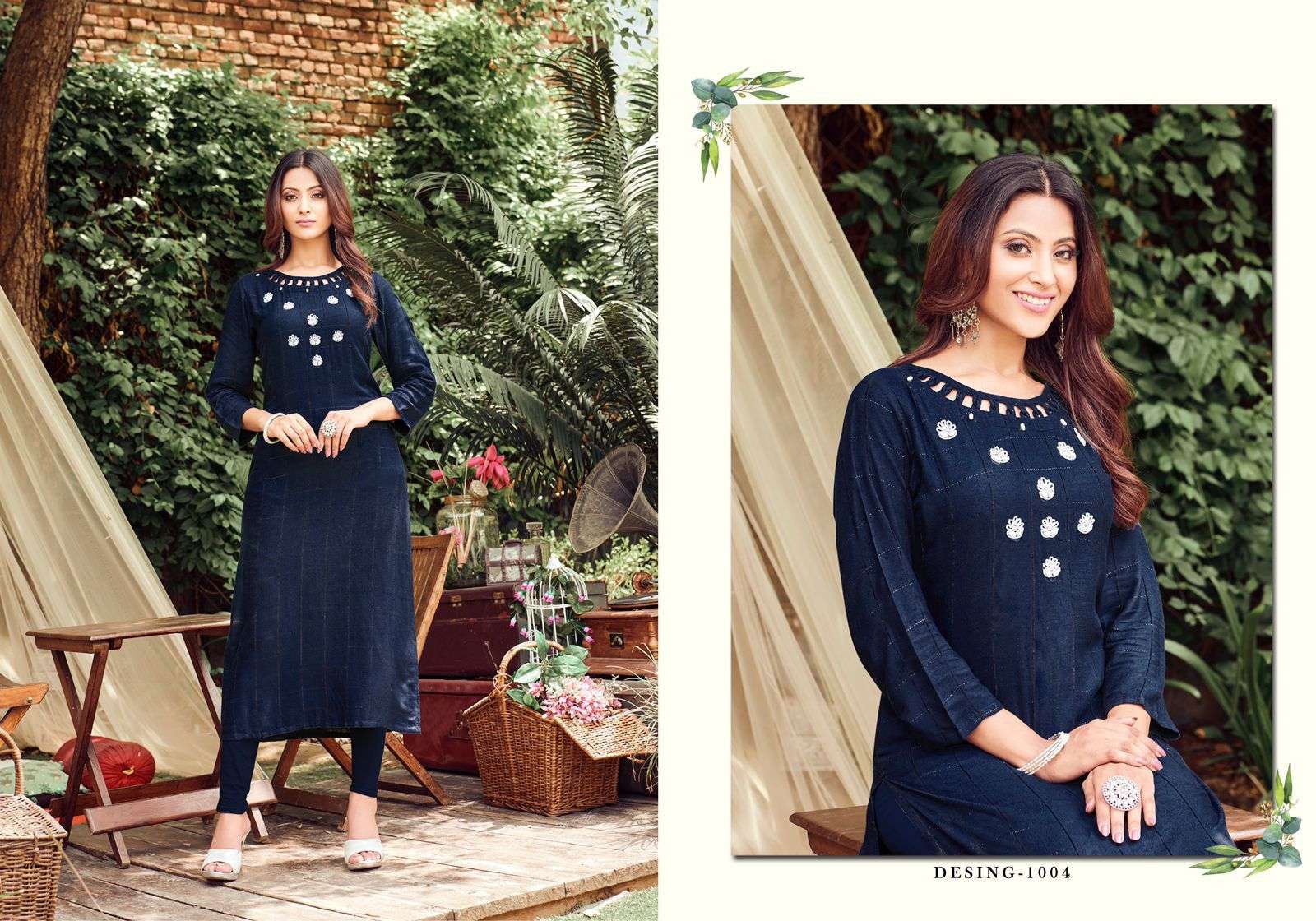 NEXO BY SWEETY FASHION 1001 TO 1008 SERIES DESIGNER STYLISH FANCY COLORFUL BEAUTIFUL PARTY WEAR & ETHNIC WEAR COLLECTION HEAVY RAYON PRINT KURTIS AT WHOLESALE PRICE
