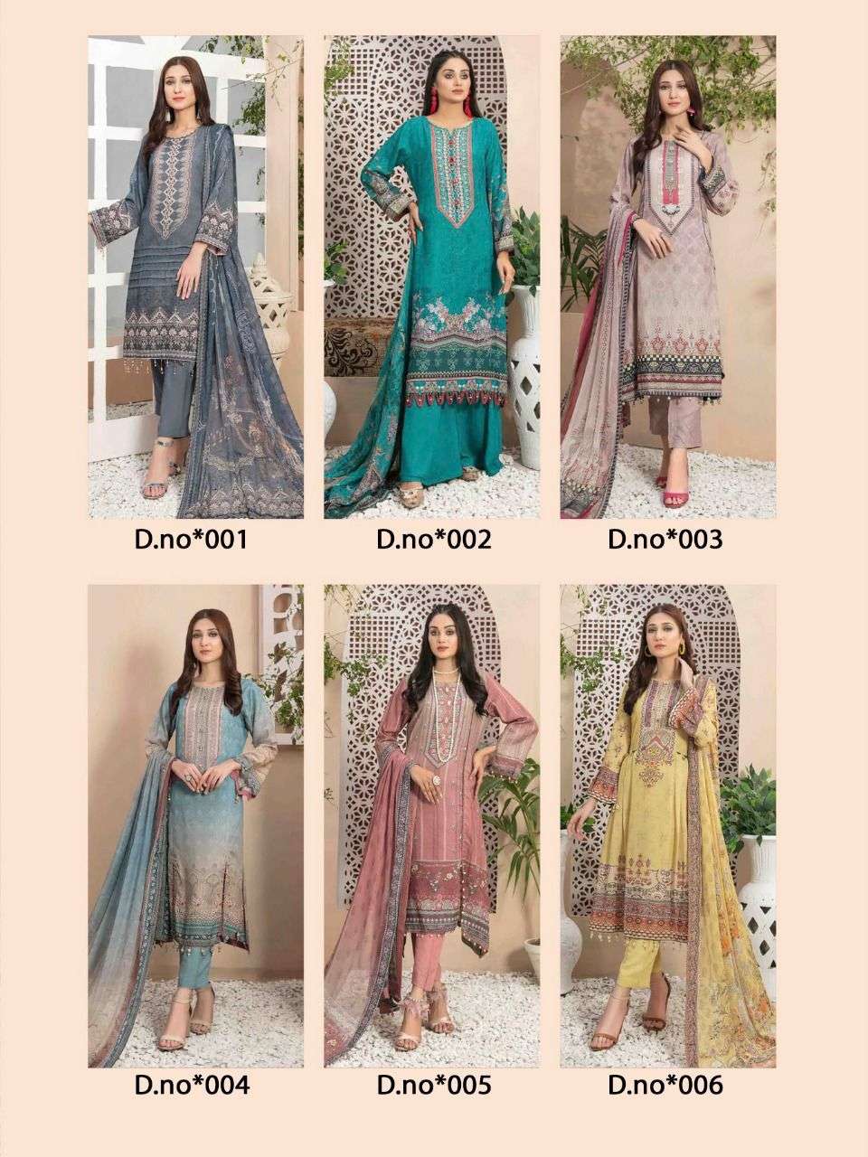 HALA VOL-1 BY HALA 001 TO 006 SERIES BEAUTIFUL SUITS COLORFUL STYLISH FANCY CASUAL WEAR & ETHNIC WEAR HEAVY COTTON DRESSES AT WHOLESALE PRICE