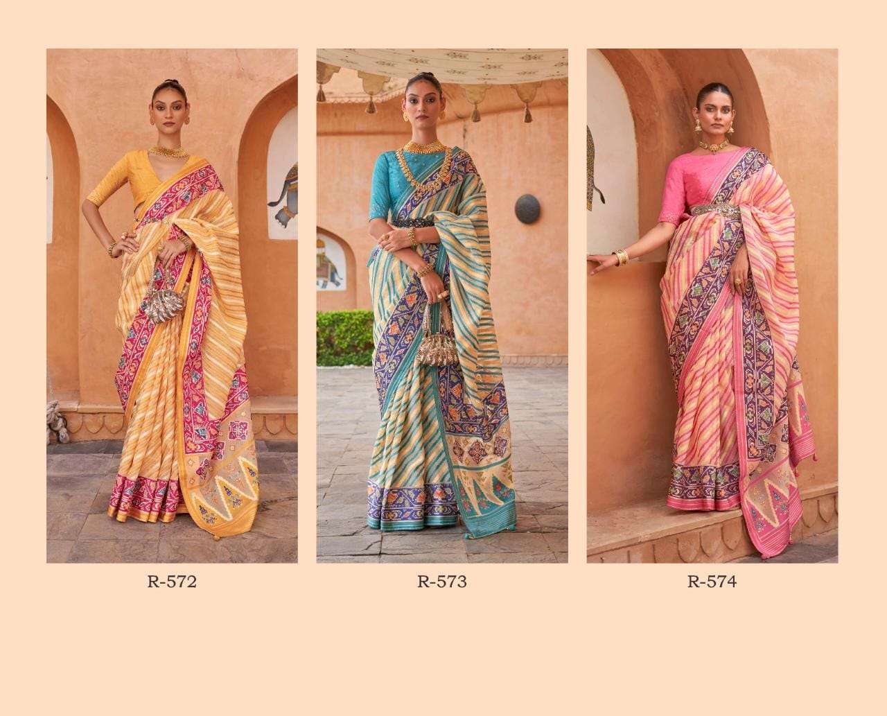 Riwaaz By Rewaa 566 To 574 Series Indian Traditional Wear Collection Beautiful Stylish Fancy Colorful Party Wear & Occasional Wear Pure Silk Sarees At Wholesale Price