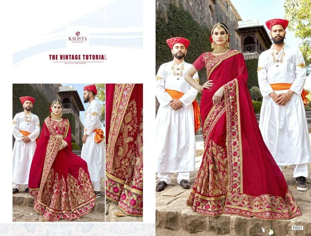 KALISTA SALE COLLECTION BY KALISTA FASHION INDIAN TRADITIONAL WEAR COLLECTION BEAUTIFUL STYLISH FANCY COLORFUL PARTY WEAR & OCCASIONAL WEAR FANCY SAREES AT WHOLESALE PRICE