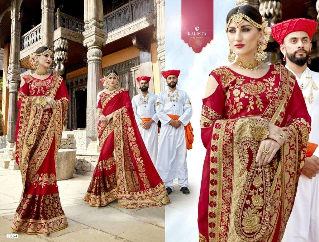 KALISTA SALE COLLECTION BY KALISTA FASHION INDIAN TRADITIONAL WEAR COLLECTION BEAUTIFUL STYLISH FANCY COLORFUL PARTY WEAR & OCCASIONAL WEAR FANCY SAREES AT WHOLESALE PRICE