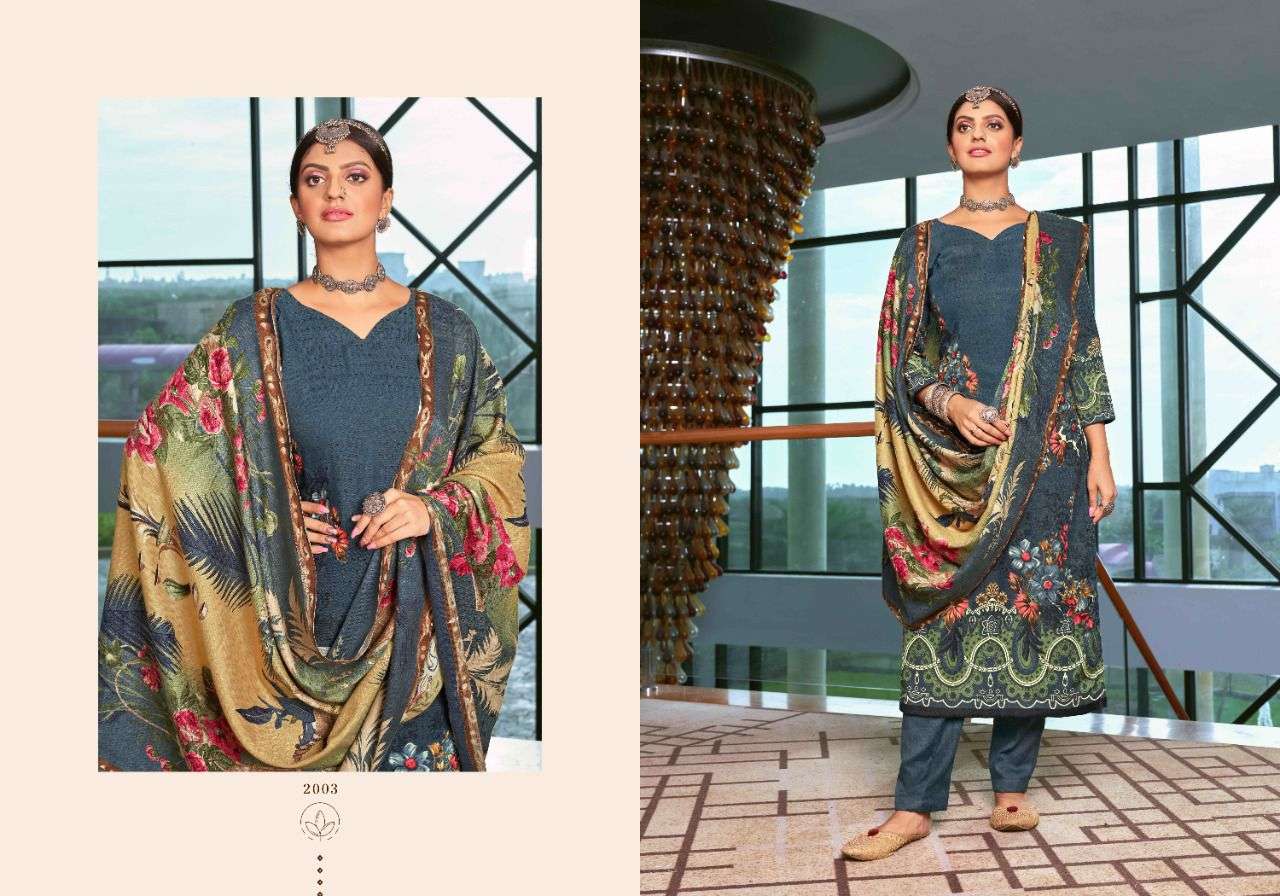 GUL NAZ BY VIJAYA FASHION 2001 TO 2008 SERIES SUITS BEAUTIFUL FANCY COLORFUL STYLISH PARTY WEAR & OCCASIONAL WEAR PURE PASHMINA PRINT DRESSES AT WHOLESALE PRICE