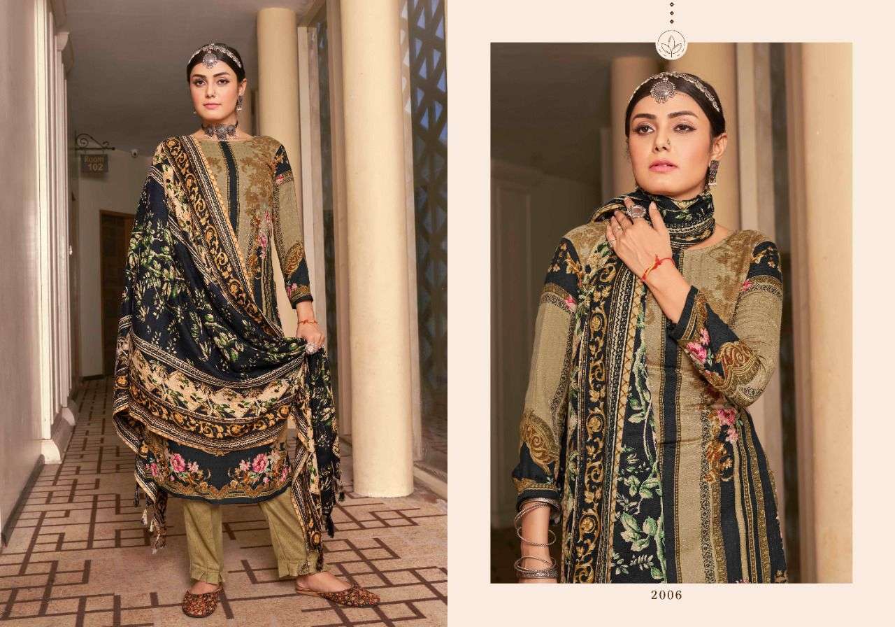 GUL NAZ BY VIJAYA FASHION 2001 TO 2008 SERIES SUITS BEAUTIFUL FANCY COLORFUL STYLISH PARTY WEAR & OCCASIONAL WEAR PURE PASHMINA PRINT DRESSES AT WHOLESALE PRICE